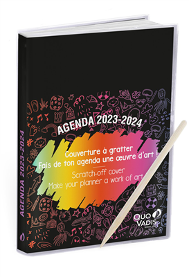 Agenda Scolaire Journalier 2023/2024 - Abracagenda EUROTEXTAGENDA - 12 x 17 cm -