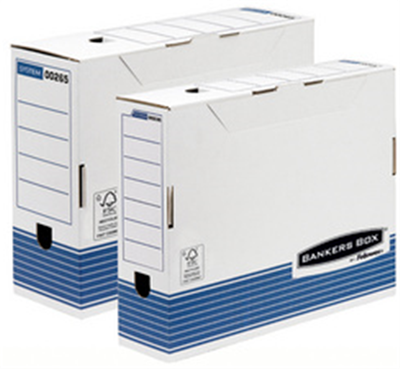 Fellowes BANKERS BOX SYSTEM boîte d'archives, (L)200mm, bleu 0028501