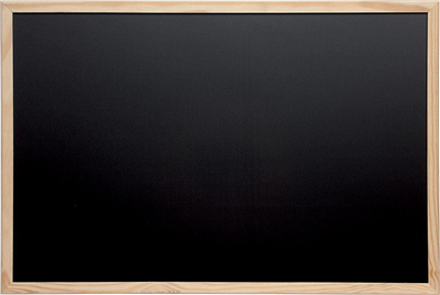 MAUL Tableau avec cadre en bois, (L)900 x (H)600 mm, noir