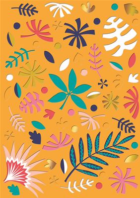 Art & Kraft Cahier A5  Plumetis orange clair