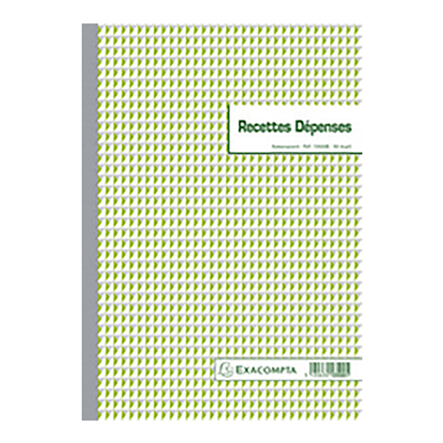 EXACOMPTA Manifold Recettes et Dépenses 297 x 210 mm