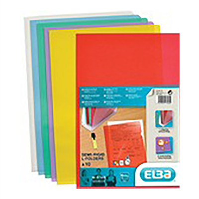 ELBA Pochettes coins M Star en film solide PVC 0,15mm vert