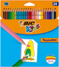 BIC KIDS Crayons de couleur Tropicolors étui en carton