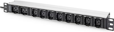 DIGITUS Multiprise 19", 10 prises, 1 U