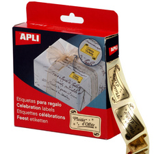 agipa APLI Etiquette adhésive Plaisir d'offrir