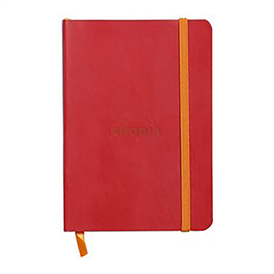 RHODIA Carnet souple RHODIARAMA A6 ligné coquelicot