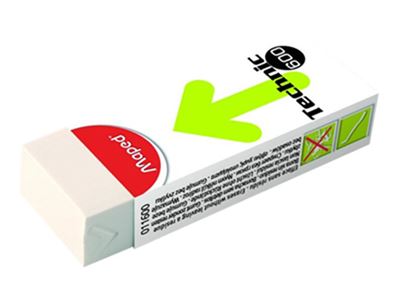 Maped Gomme plastique Technic 600, blanc 011600