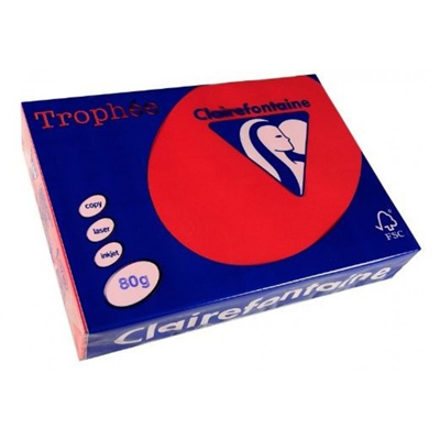 Clairalfa Papier Universel Trophée A4 80g rouge groseille