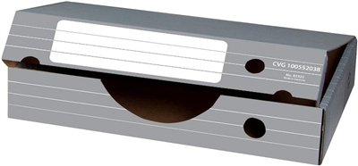 ELBA boîte d'archivage tric pour format A3, gris / blanc