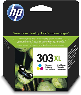 HP 303XL Original Cyan, Magenta, Jaune T6N03AE