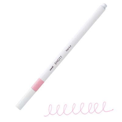  Uni-ball Feutre Emott rose clair 0.4