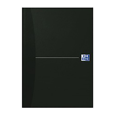 Oxford Carnet de notes Smart Black - relié A4 uni