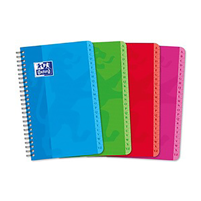 Oxford Carnet répertoire 90 x 140 mm quadrillé 100 pages
