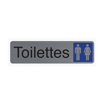 EXACOMPTA Plaque de signalisation Toilettes Dame/Homme