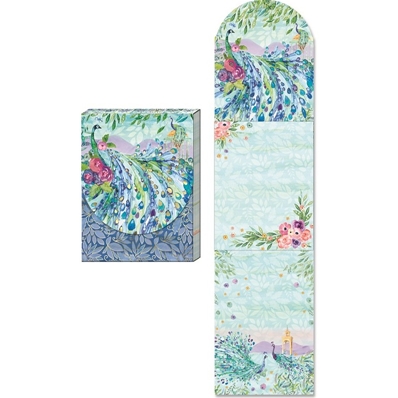 Punch Studio Pocket carnet de notes aimanté - Pagoda Peacock