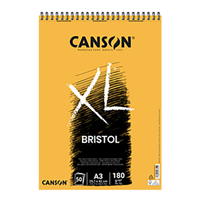 CANSON Bloc à croquis et études XL Bristol A3