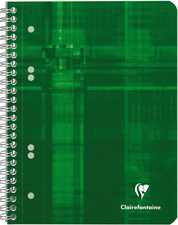 Clairefontaine Cahier spiralé A5 ligné 8 mm 160 pages