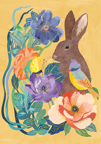 Art & Kraft Cahier A5 Malin Lapin