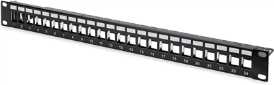 DIGITUS panneau de brassage modulaire 19", cat 6, 24 ports