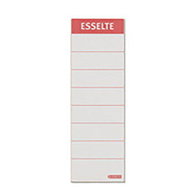 Esselte Etiquette pour dos de classeur 60 x 190 mm blanc