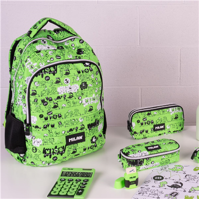 Sac à dos scolaire 2 fermetures éclair (21 L) série spéciale Tandem 2