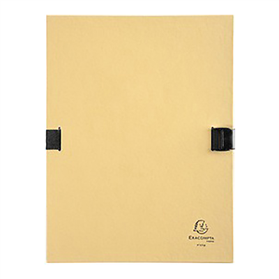 EXACOMPTA Chemise à dos extensible N'CLIP A4 mastic