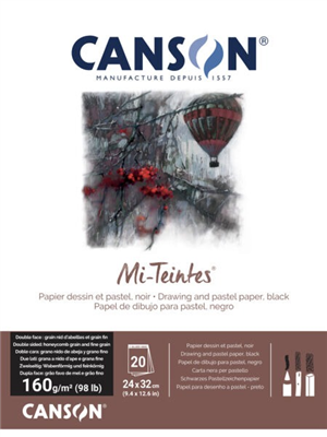 CANSON Papier beaux-arts Mi-Teintes en bloc 320 x 410 mm