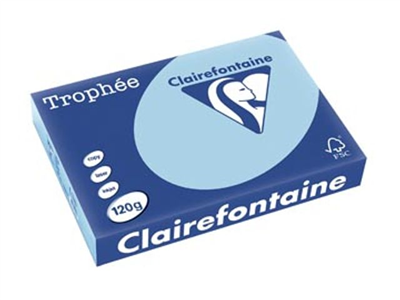 Clairalfa Papier universel Trophée A4 120 g/m2 bleu vif