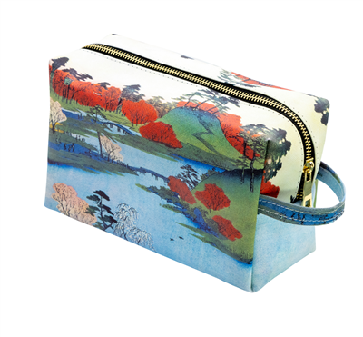 Art & Kraft Trousse rectangulaire Hiroshige Le jardin du Temple Hachiman