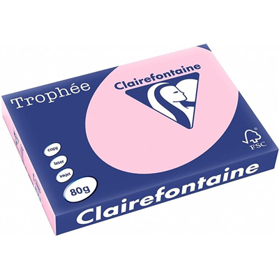 Clairalfa Papier Universel Trophée A3 80 g/m2 rose