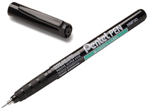 Pentel Marqueur permanent GREEN-LABEL NMF50 noir