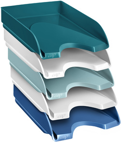 CEP Corbeille à courrier Riviera format A4 pack de 5