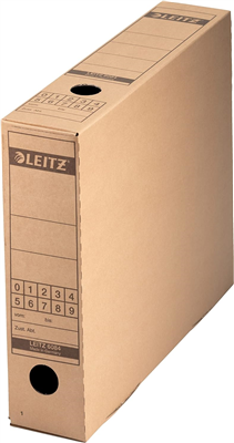 LEITZ boîte à archives avec languette de fermeture,