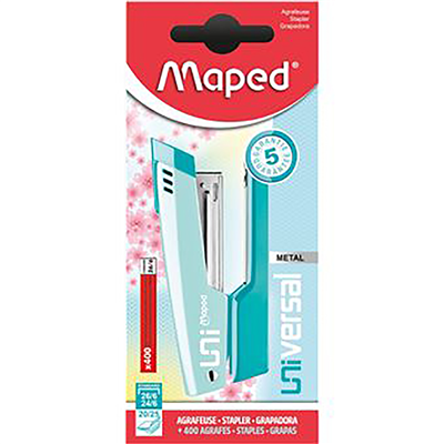 Maped Agrafeuse UNIVERSAL METAL PASTEL Half Strip 20/25