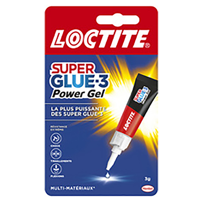 LOCTITE SUPER GLUE-3 Colle instantanée Power Gel