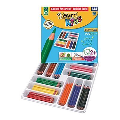 BIC KIDS Crayon de couleur triangulaire Evolution Triangle,