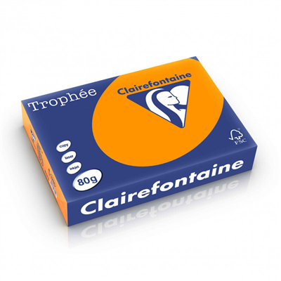 Clairalfa Papier universel Trophée A4 80g/m2 orange vif