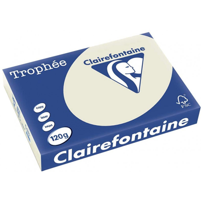 Clairalfa Papier universel Trophée A4 120 g/m2 gris perle