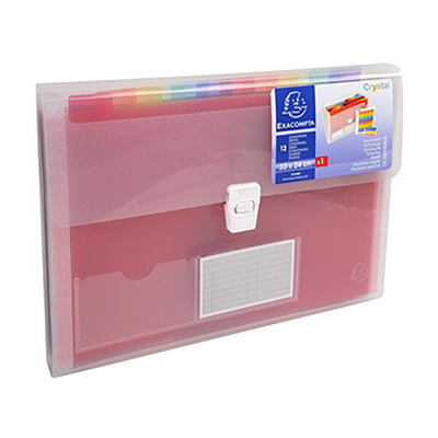 EXACOMPTA Trieur ménager Crystal 6 compartiments