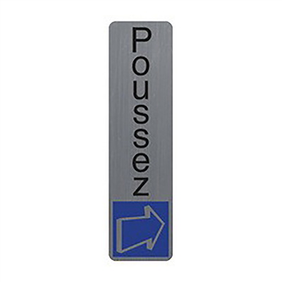 EXACOMPTA Plaque de signalisation Poussez
