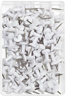 WEDO Punaises, blanc, grand paquet