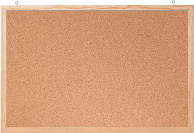 FRANKEN Tableau en liège "Memoboard", 1.000 x 600 mm, marron