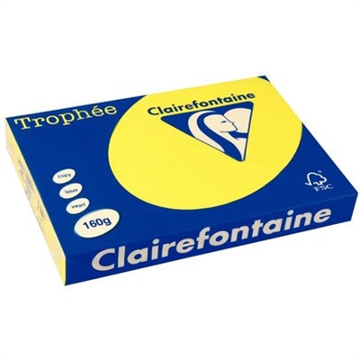 Clairalfa Papier universel Trophée A3 jaune soleil