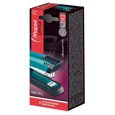 Maped Agrafeuse Décorée ESSENTIALS METAL Half Strip 20/25