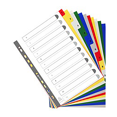 EXACOMPTA Intercalaires à chiffre 1-31 A4+ 31 touches