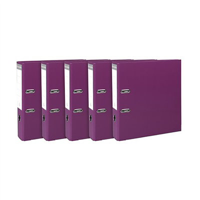 EXACOMPTA Classeur à levier Premium A4 80 mm fuchsia