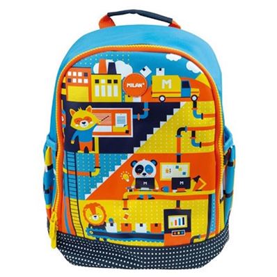 Milan Petit Sac à Dos Scolaire Souterrain