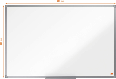 nobo Tableau blanc Essence en acier, (L)900 x (H)600 mm