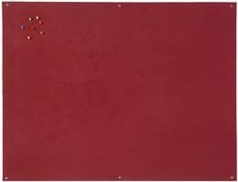 Bi-Office Tableau en feutre, 900 x 600 mm, bordeaux