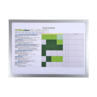 EXACOMPTA Cadre magnétique A3 argent